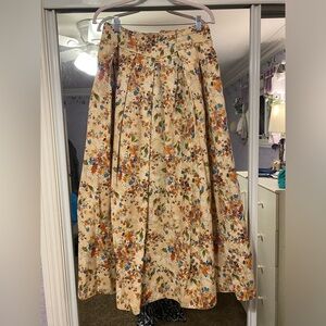 Pleated Victorian skirt
